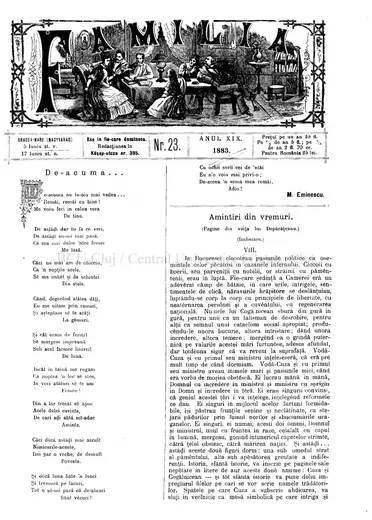 „De-acuma” — «Familia», 1883