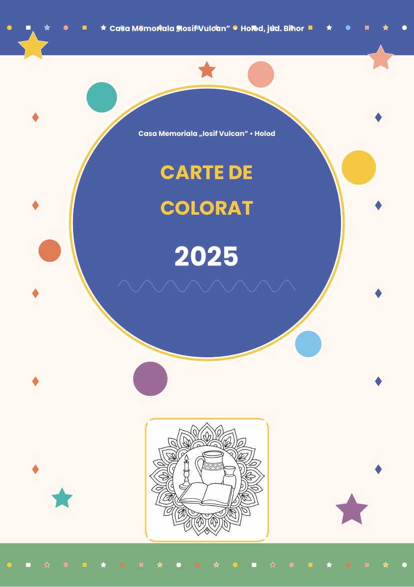 Coperta — Carte de colorat · CMIV 2025